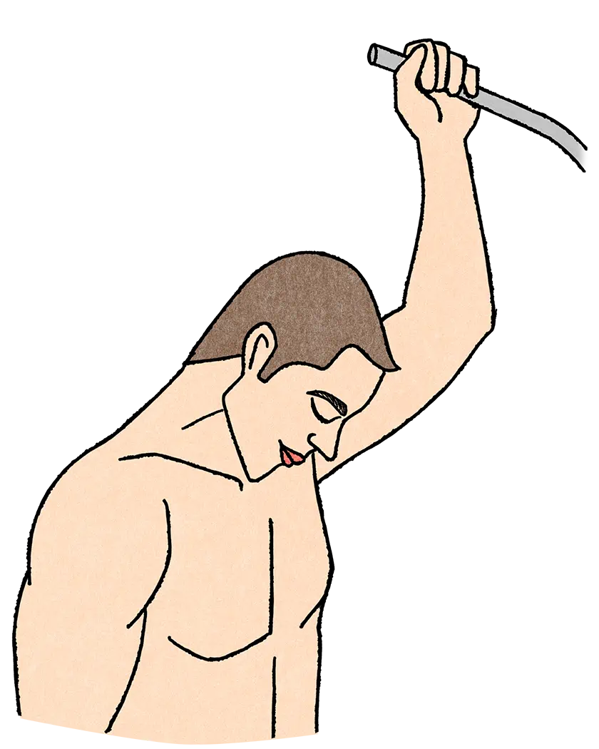 クナイプホースで“ととのいの途中休憩”