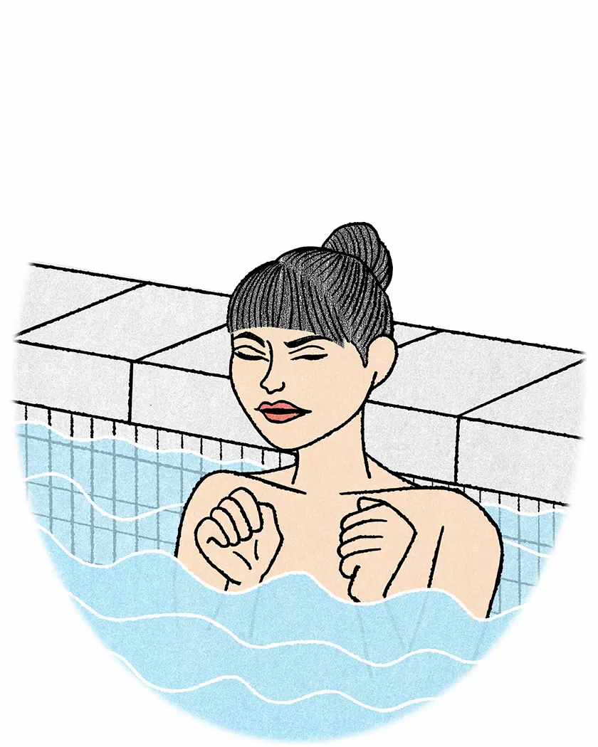 水風呂は深くなくてもOK！