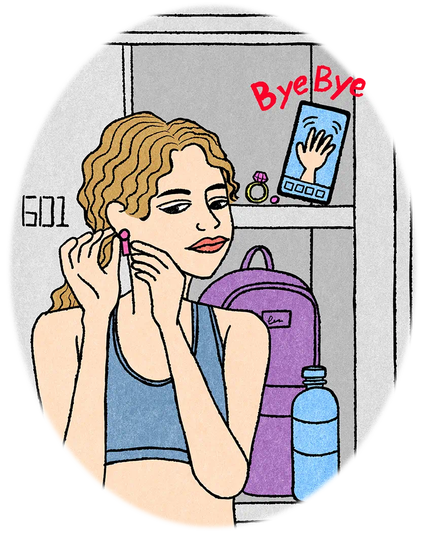 身に付けない、持ち込まない